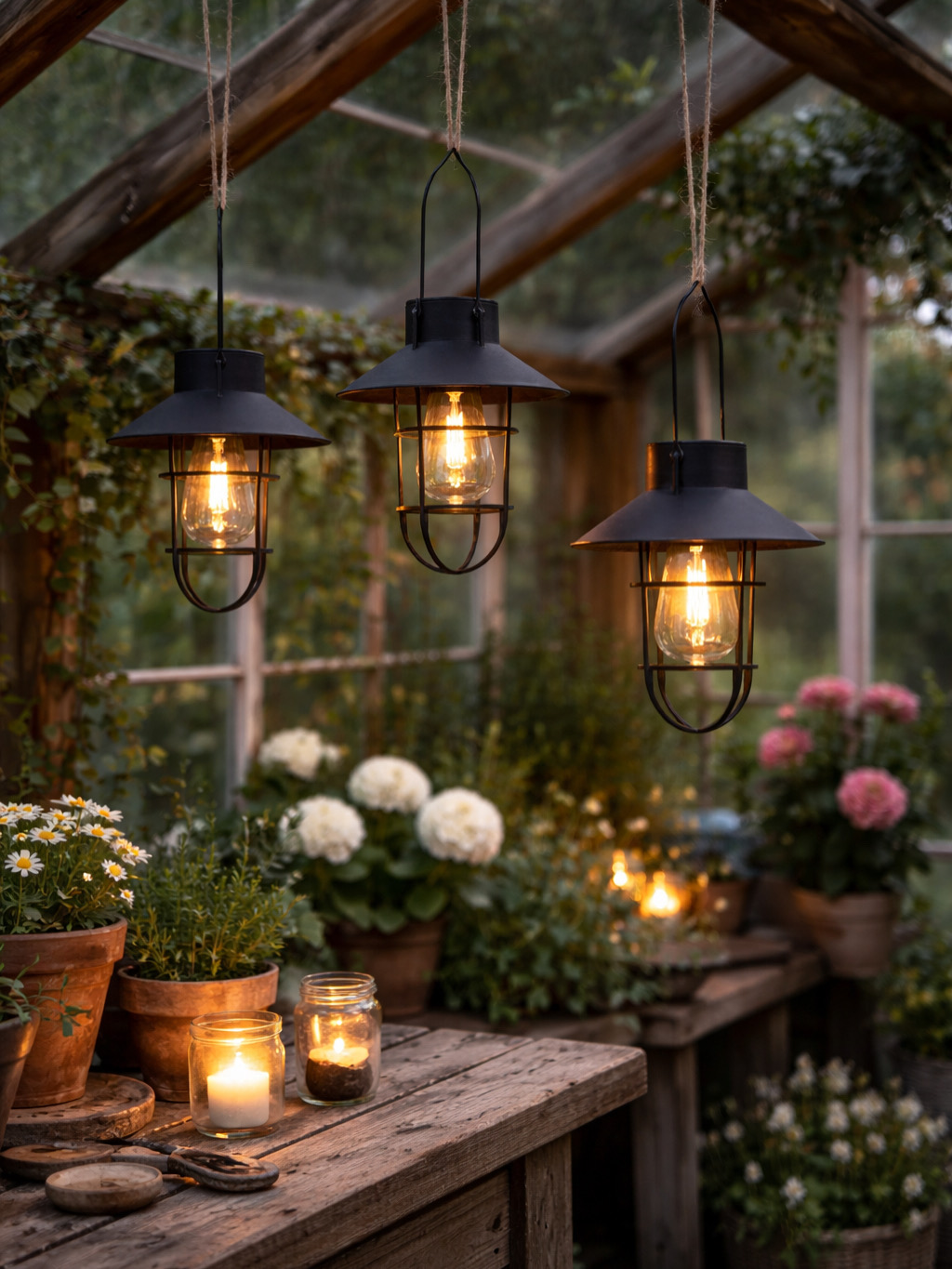 Solcellslampa Farm 21 cm