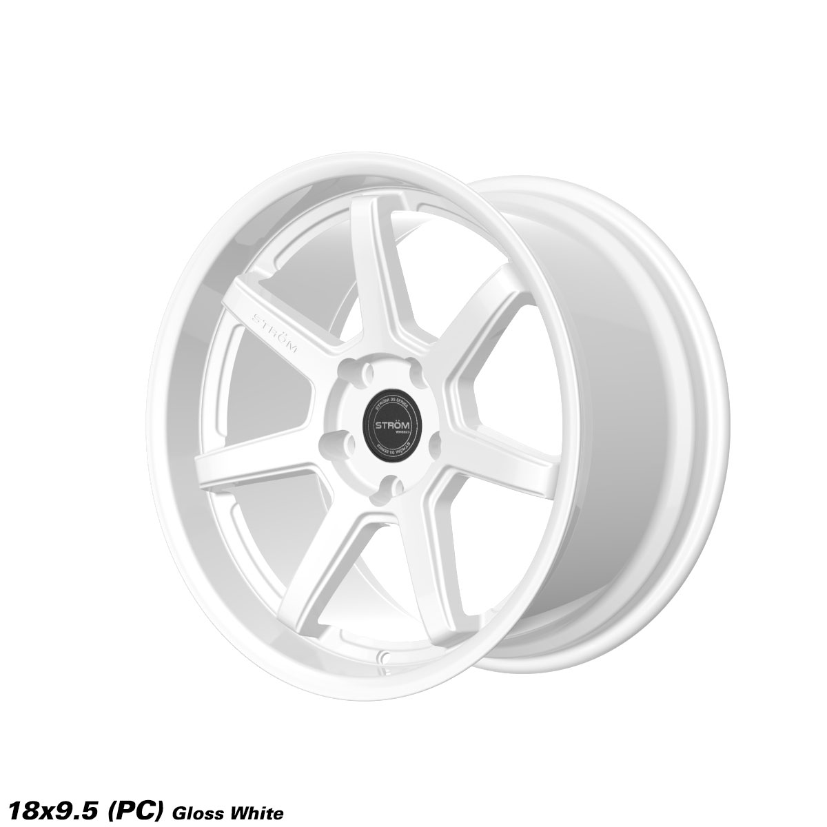 Ström Wheels DS-15 18x9,5 ET25 5x120 Full Gloss White