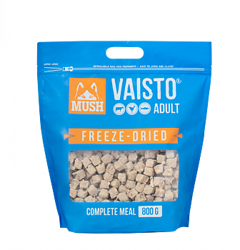 MUSH Vaisto Freeze-Dried®  Blå Frystorkat Hundfoder - 800 g 