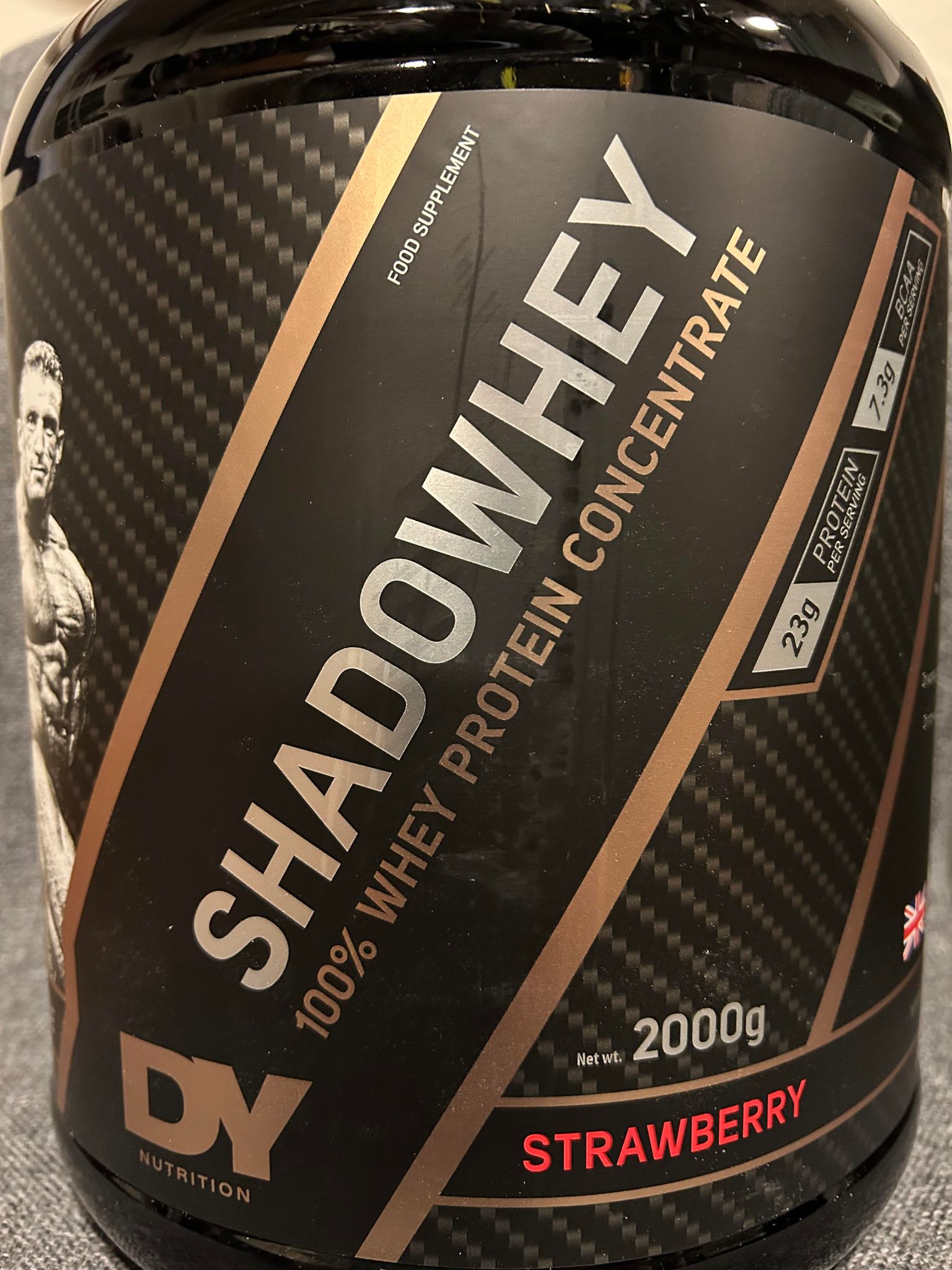 Vassleprotein Shadowhey 2 kg, 66 portioner   Jordgubb - 3
