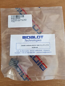 Bidalot Racing nållager 13x17x17,5 mm