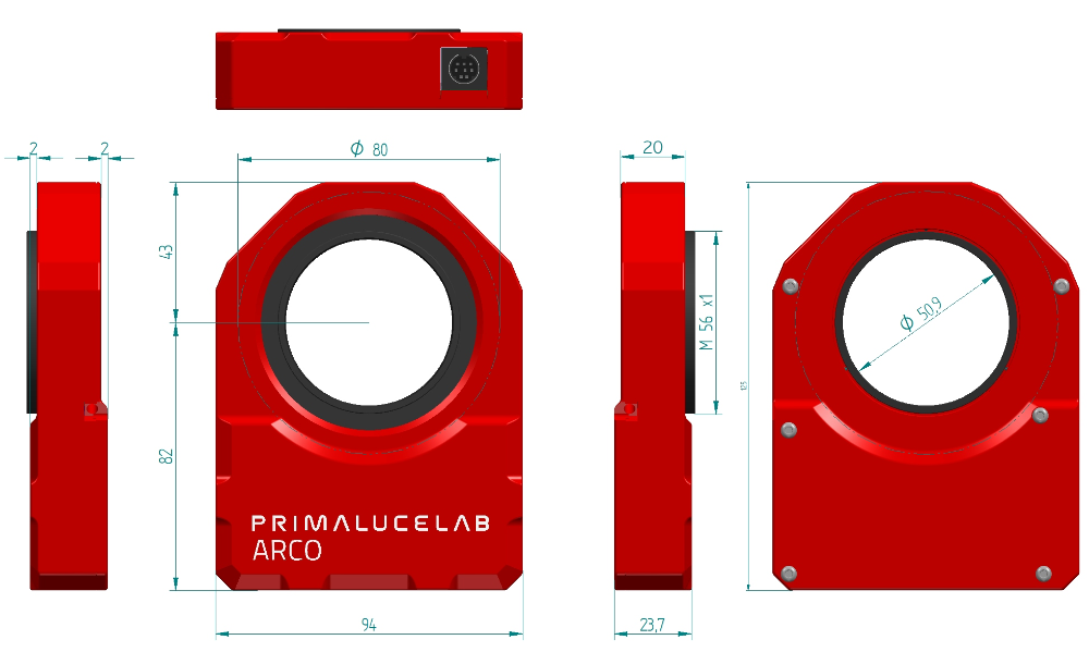 PRIMALUCELAB ARCO 2" KAMERA- OCH FÄLTDEROTATOR - 7