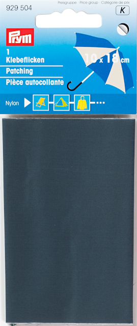 Lagningslapp Nylon grå, Prym