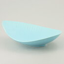 Stig Lindberg (Reptil 1953) Light Blue Leaf Dish with Scale Relief 32 cm (2)