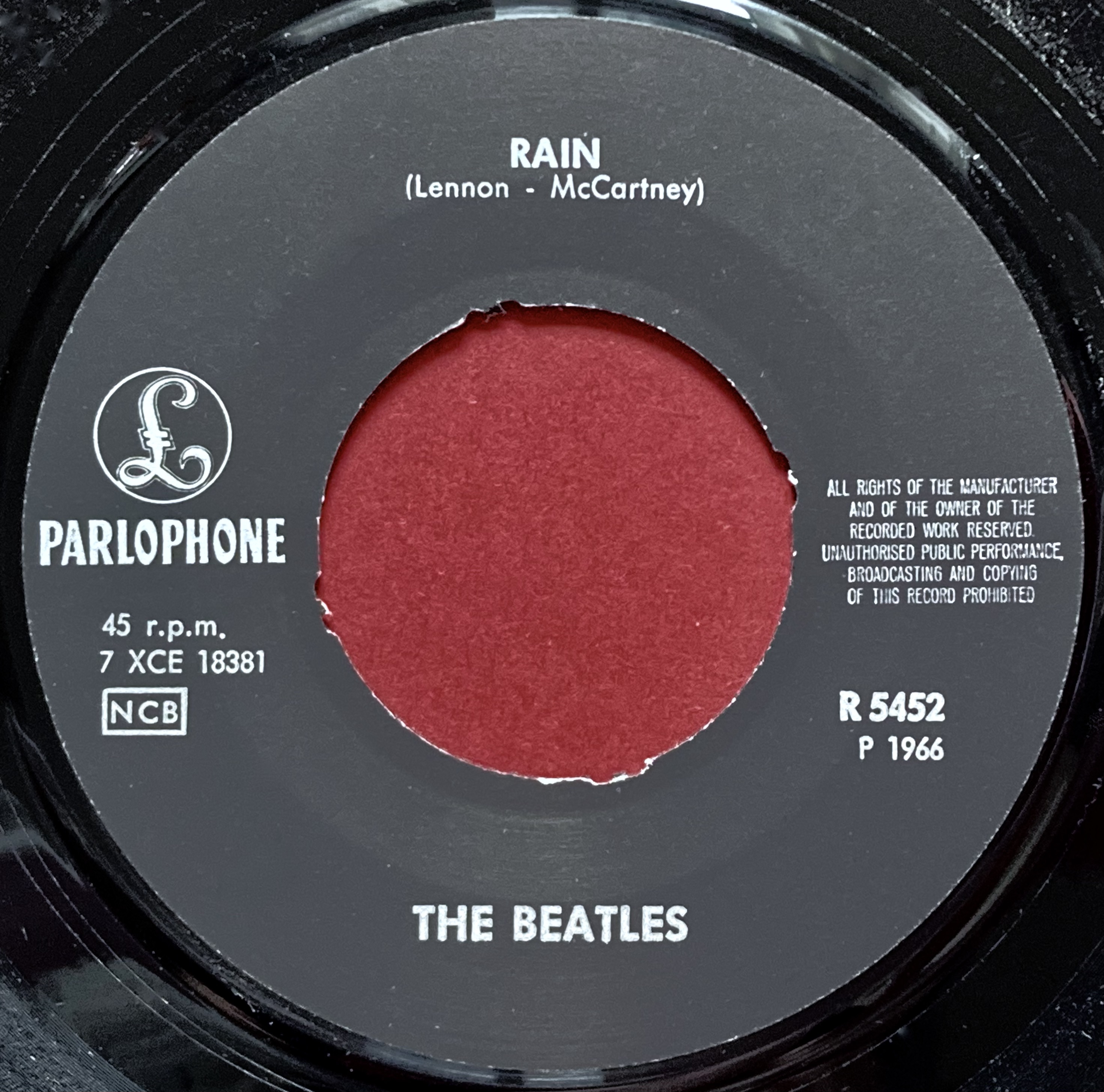 BEATLES - Paperback writer 7" BLÅ bak Swe PS 1966 - 4