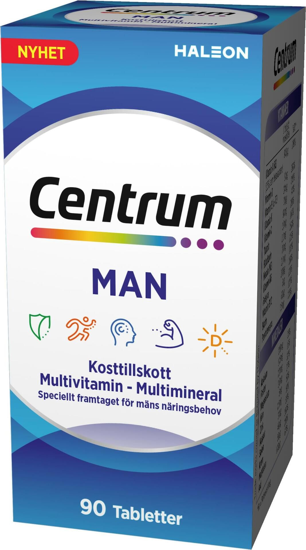 Centrum Man Multivitamin Multimineral 90 tabletter