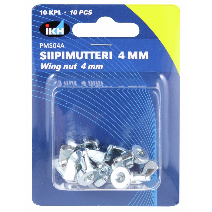 Vingmutter M4 10st DIN315