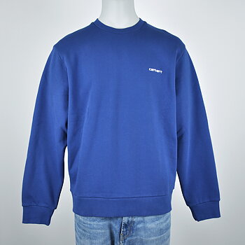 Carhartt WIP - Script Embroidery Sweatshirt Elder/White