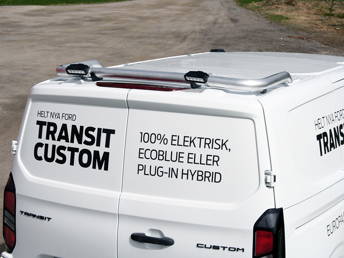 T-RACK Ford Transit Custom 24- bakre takbåge