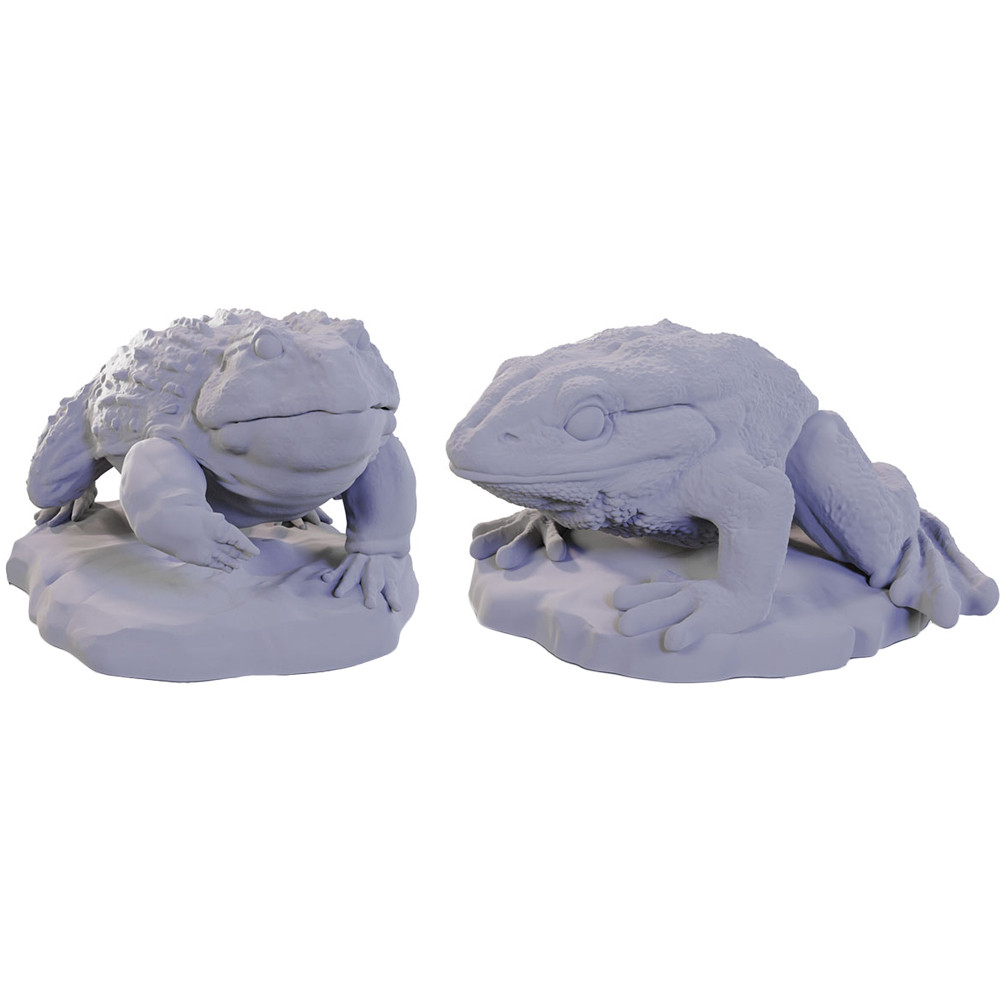 WizKids Deep Cuts Unpainted Minis: Giant Frogs