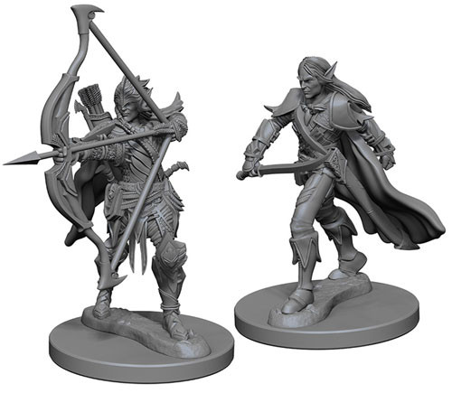 Pathfinder Battles Deep Cuts Minis: Elf Male Fighter
