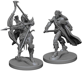 Pathfinder Battles Deep Cuts Minis: Elf Male Fighter