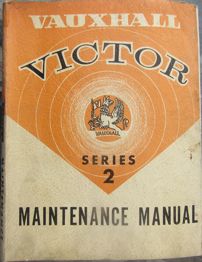 1960 Vauxhall Victor Maintenance Manual