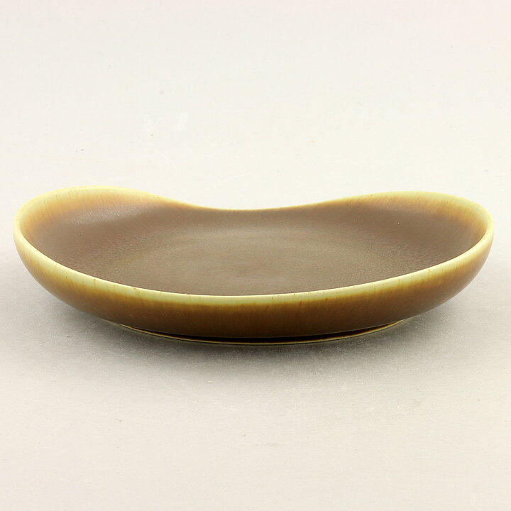 Per Linnemann-Schmidt (1950s) Brown Haresfur Dish 18 cm