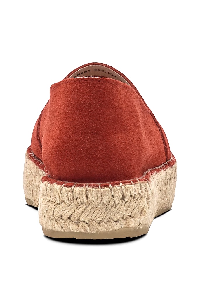 Espadrillos - suede -red - 4