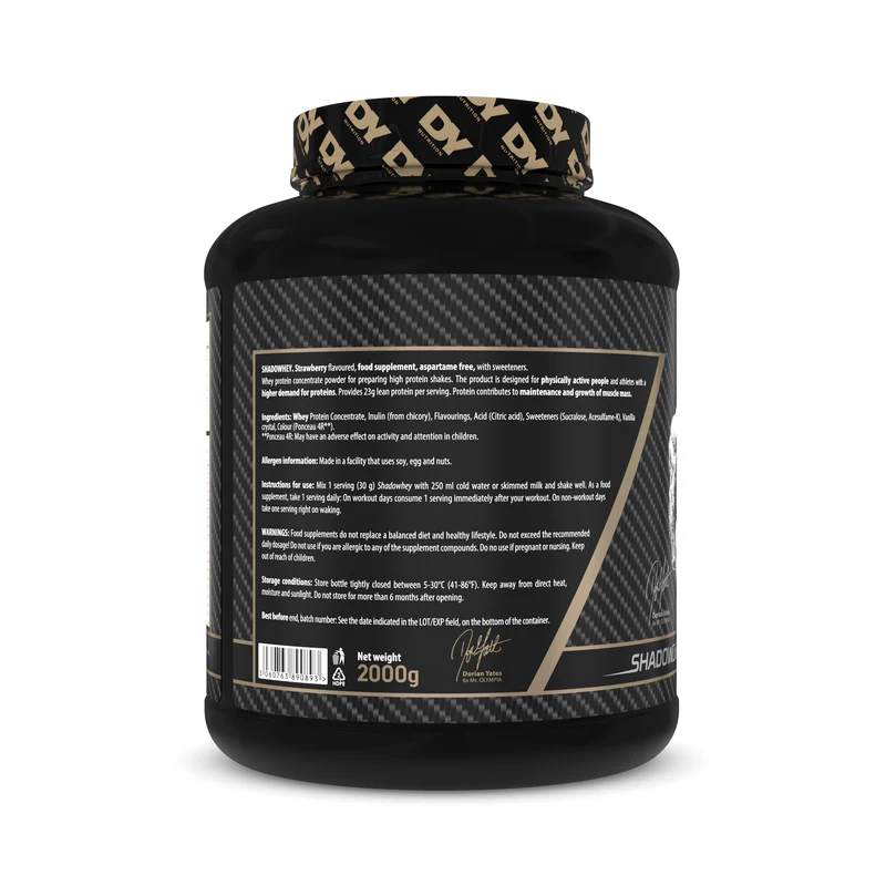 Vassleprotein Shadowhey 2 kg, 66 portioner  Cookies & Cream - 2
