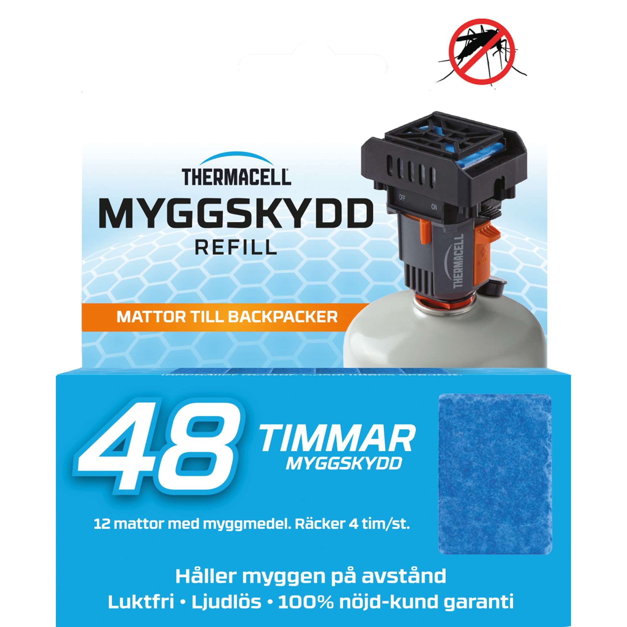 Thermacell Refill 48h Backpacker - enbart mattor