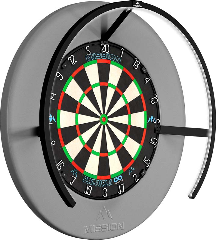 Mission Torus 270 USB-C Dartboard Lighting Red - 2