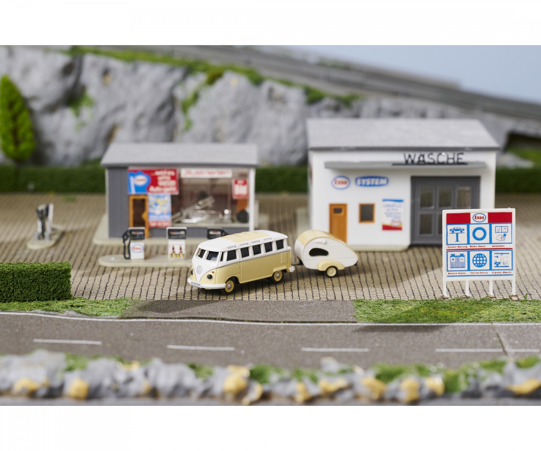 1:87 VW T1 SambaBus +Trailer 2.4GHz 100% - 5