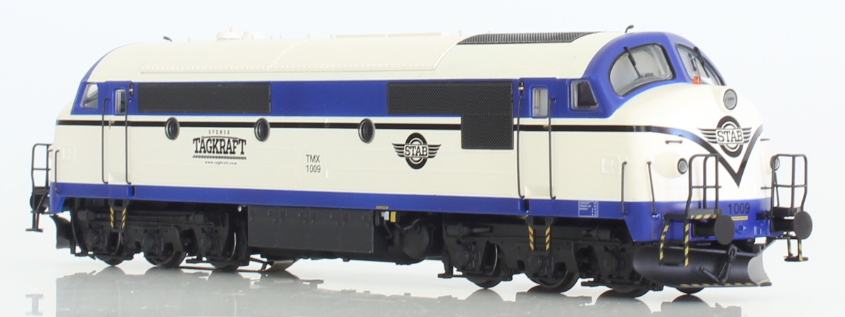 Tågkraft TMX 1009 (Blå/hvid), AC, LokSound