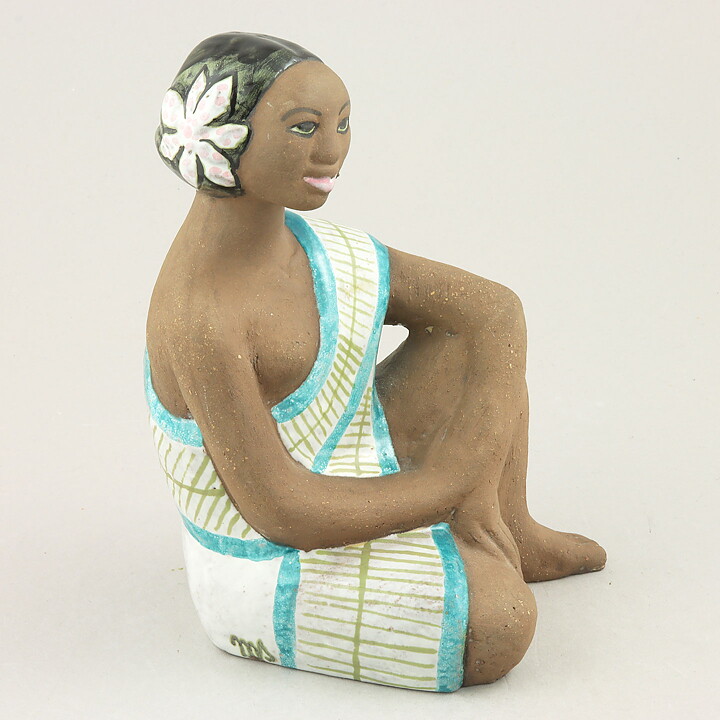 Mari Simmulson (1958) Sitting Woman 17 cm