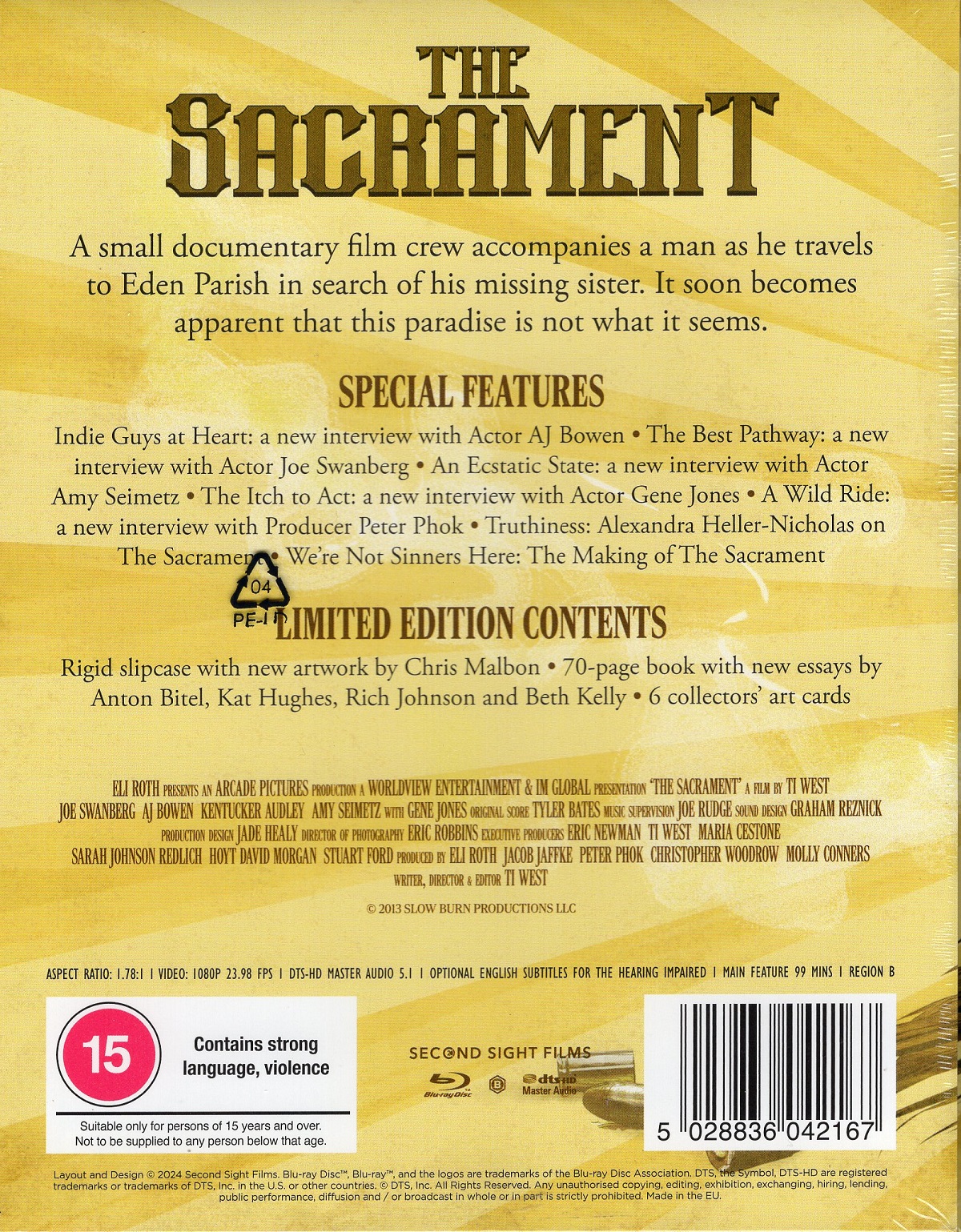 The Sacrament (Limited Edition) (ej svensk text) (Blu-Ray) - 2