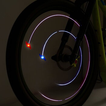 Bicycle spoke lights, Cykelhjullygter, Space