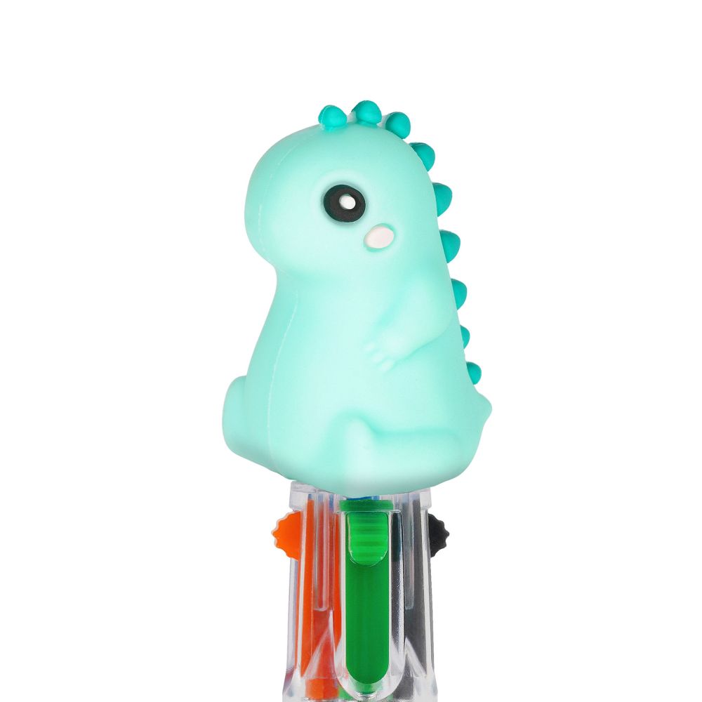 Mini Magic Rainbow Dino, Kulspetspenna med 4 färger - 3
