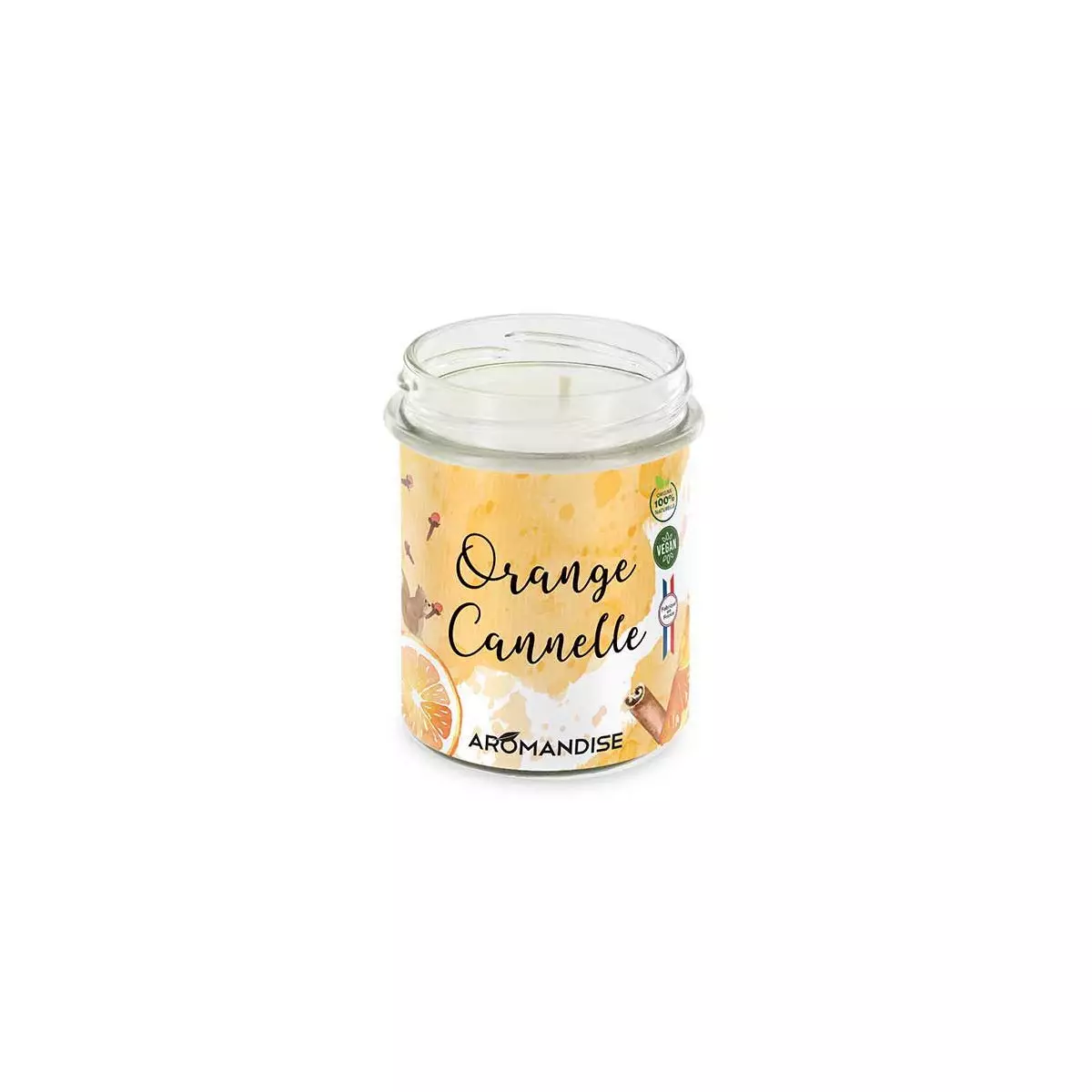 AROMANDISE  DOFTLJUS - BOUGIE ORANGE CINNAMON - 3