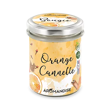 AROMANDISE  DOFTLJUS - BOUGIE ORANGE CINNAMON