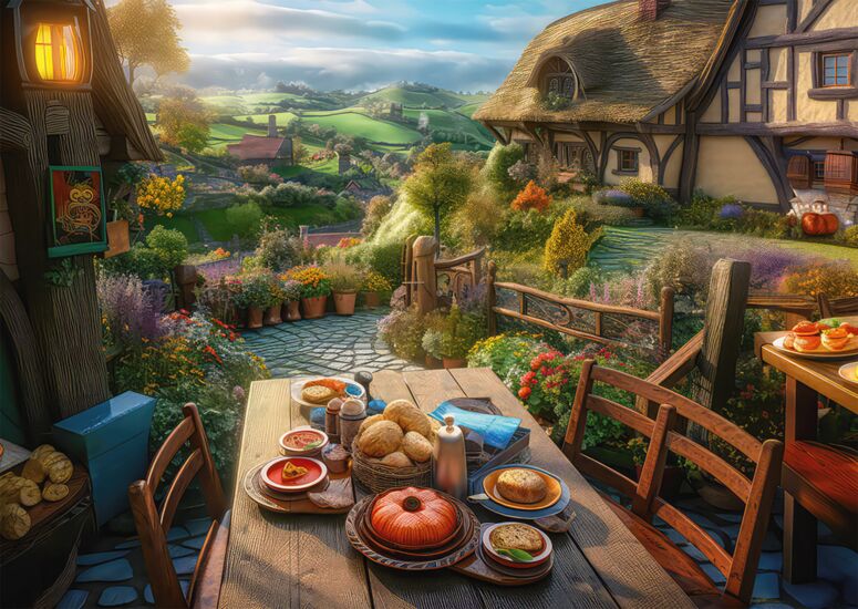 Breakfast with a view, 1000 Bitar, Schmidt