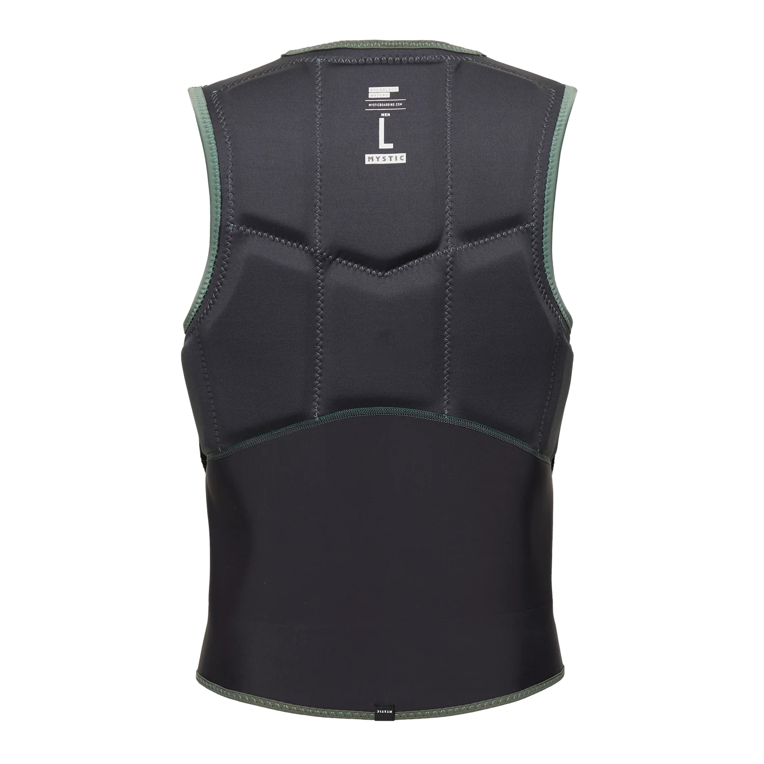 Mystic Star impact vest frontzip Kite  - Dark olive - 4