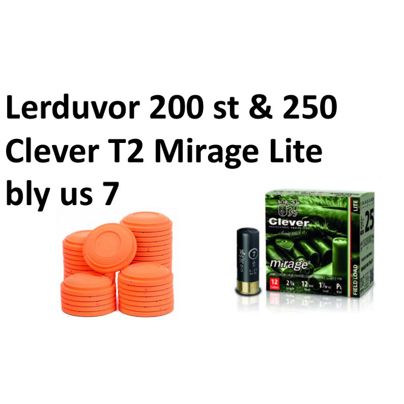 Lerduvor PV 200 st och 250 Clever T2 Bly US 7