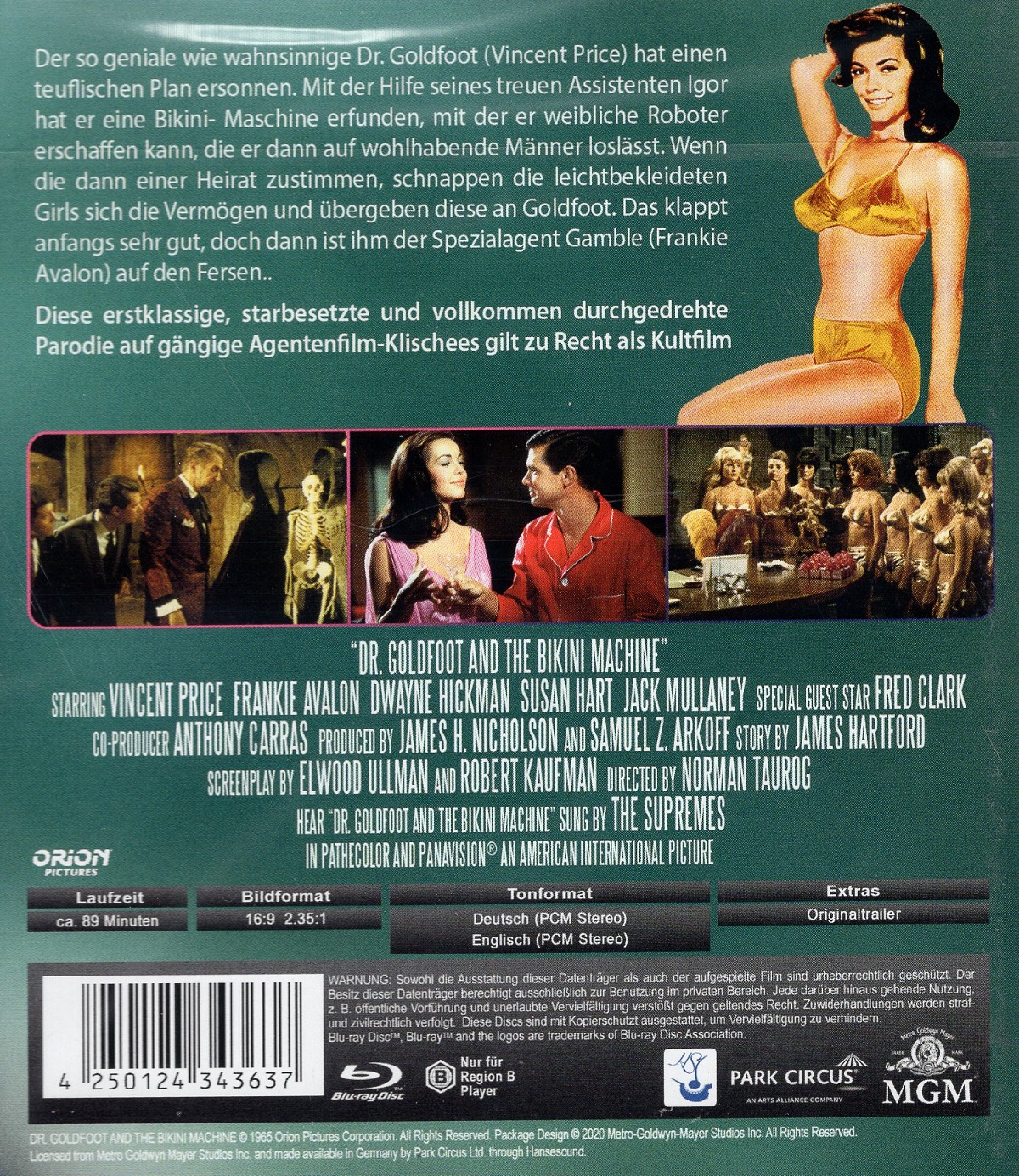 Dr. Goldfoot And the Bikini Machine (ej svensk text) (Blu-ray) - 2