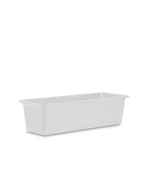 Blomlåda 60cm Vit