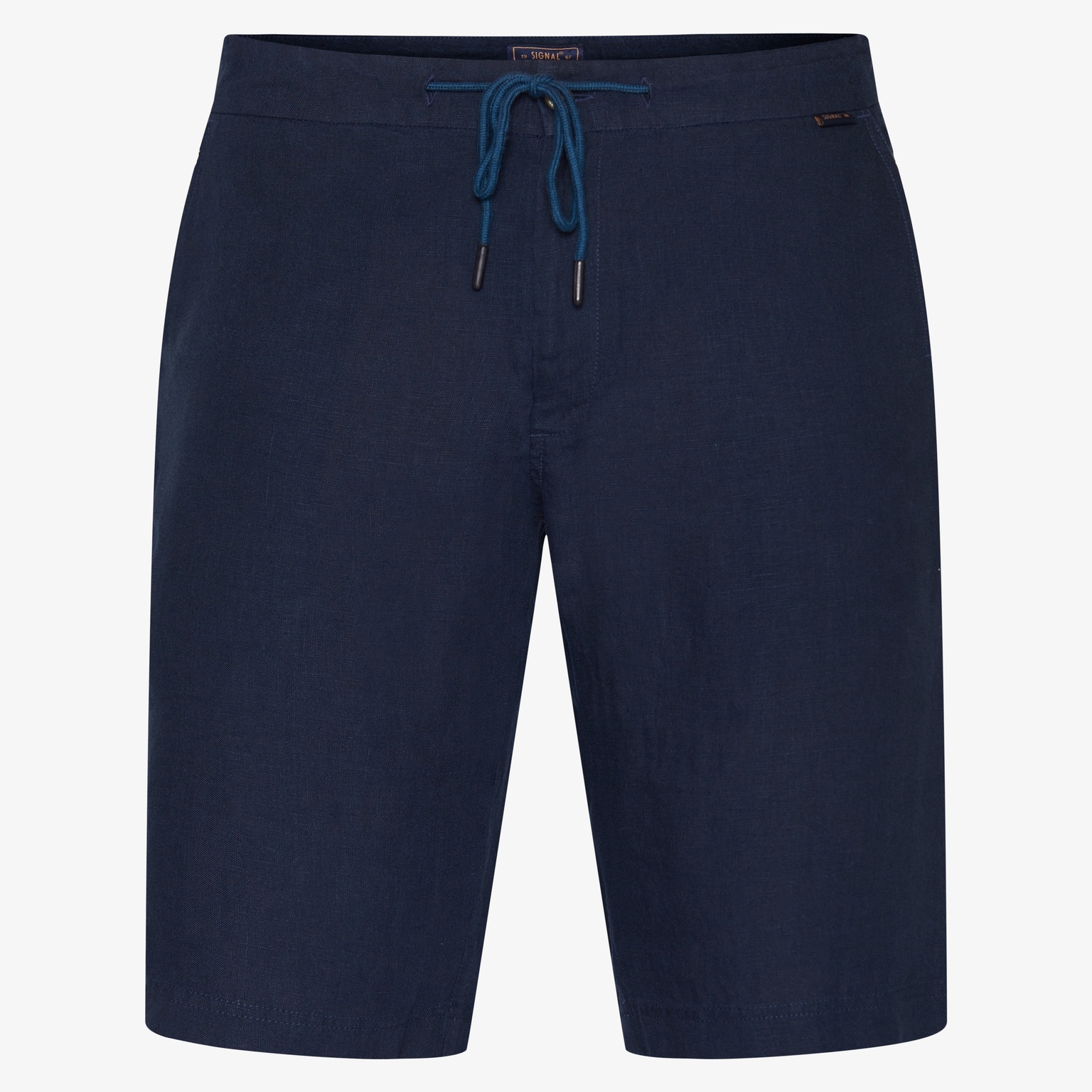 Signal - Conrad Linen Shorts - Blue Captain - 3