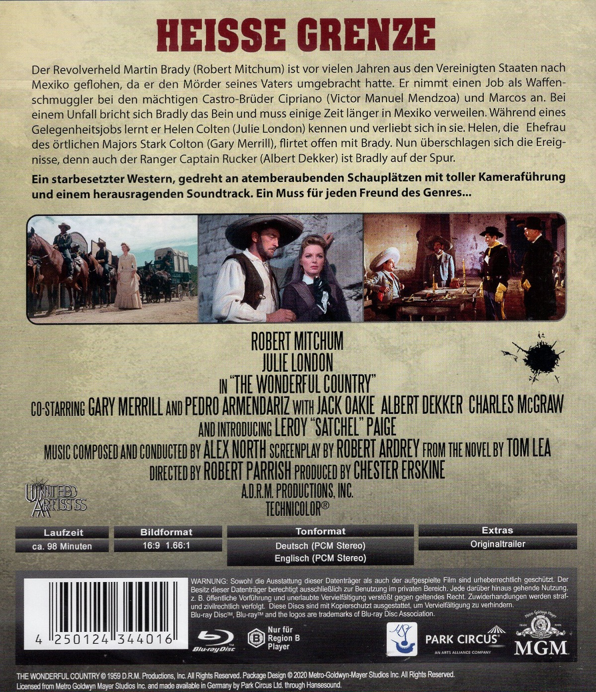 The Wonderful Country (ej svensk text) (Blu-ray) - 2