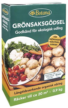 Grönsaksgödsel 0,9kg krav