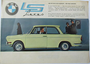 1962 BMW LS Luxus broschyr