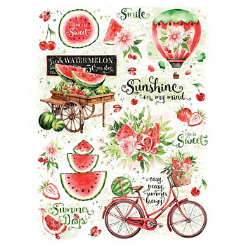 Graphic45 - Rub-On Transfers - Sunshine On My Mind