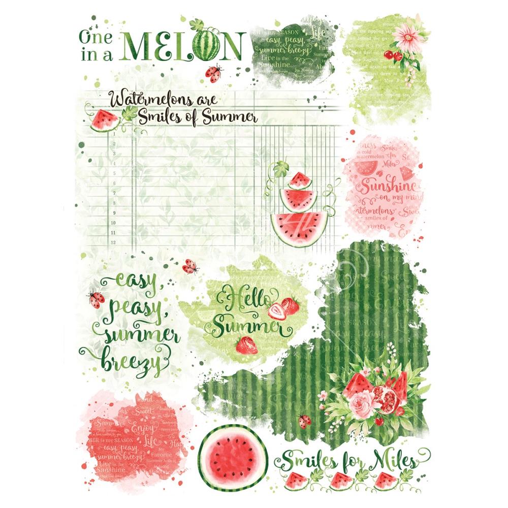Graphic45 - Rub-On Transfers - Sunshine On My Mind - 3