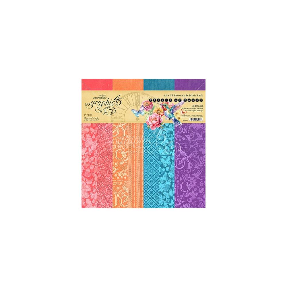  Graphic45 - Flight Of Fancy - Pattern & Solids