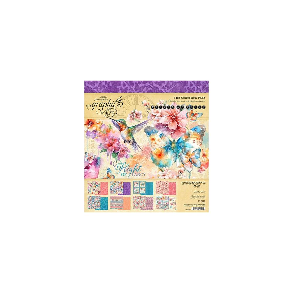 Graphic45 - Collection Pack 8x8 - Flight Of Fancy