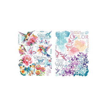 Graphic45 - Rub-On Transfers - Flight Of Fancy