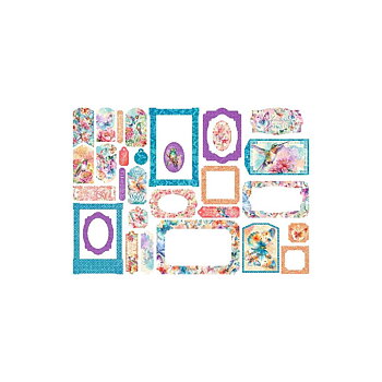 Graphic45 - Die-Cut Assortment - Flight Of Fancy  - Tags & Frames