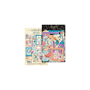 Graphic45 - Die-Cut Assortment - Flight Of Fancy  - Tags & Frames