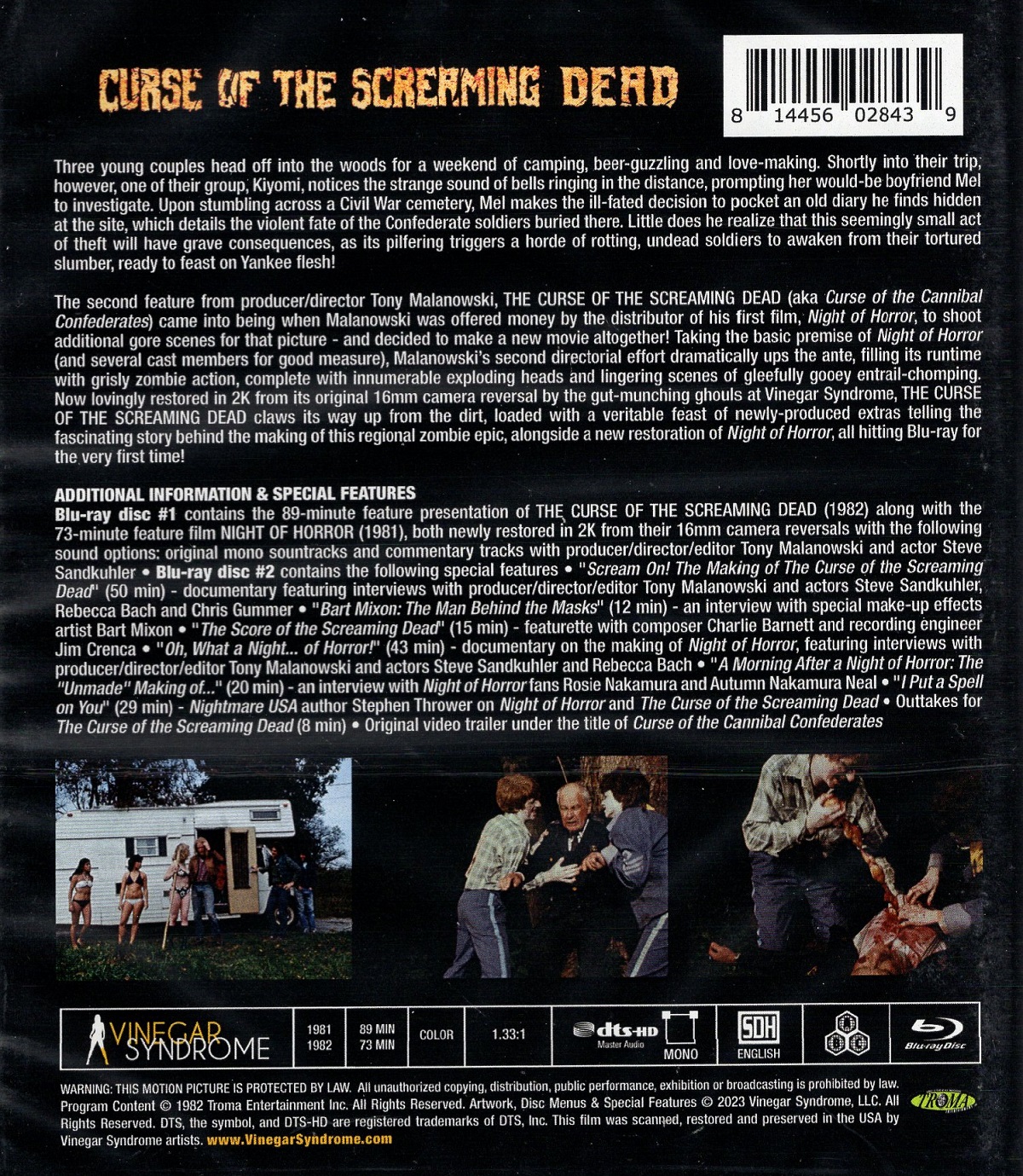 Curse of the Screaming Dead (ej svensk text) (Blu-ray) - 2