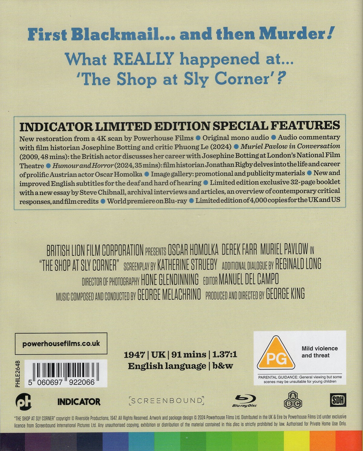 The Shop At Sly Corner (Limited Edition) (ej svensk text) (Blu-Ray) - 2
