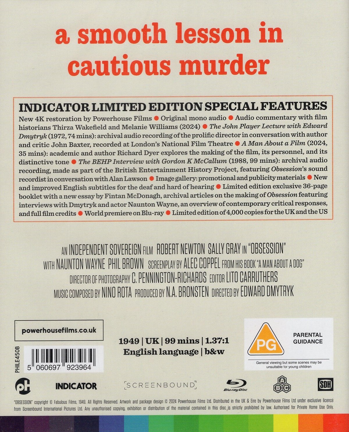Obsession (Limited Edition) (ej svensk text) (Blu-ray) - 2