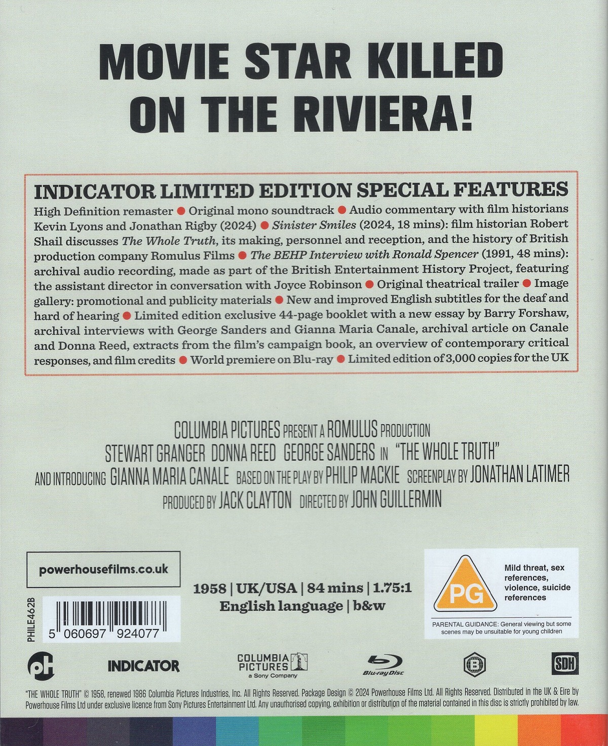 The Whole Truth (Limited Edition) (ej svensk text) (Blu-ray) - 2